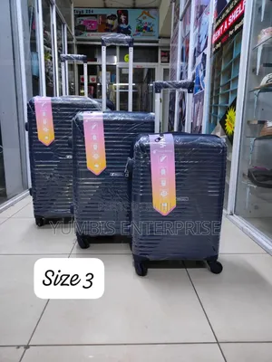 Size 3(No 28) Set 3 in 1 Pp Rubber Suitcase Set at 8500