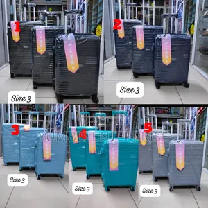3 in 1 Rubber Luggage Sets (Suitcases)8500 a Set No 28