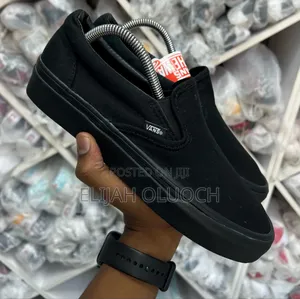 Black Lace Less Vans