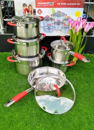*12pcs Stainless Steel Cookware Set*