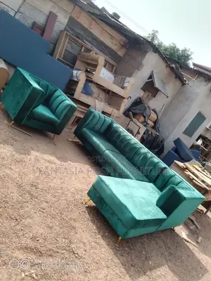 6 Seater L Shaped and Armchair Set Available