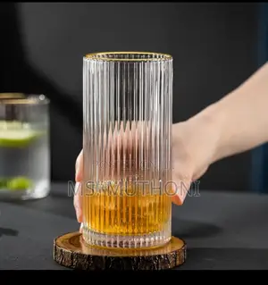 Unique Diamond Aesthetic Highball Glass