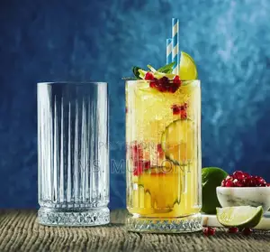 Classical Engraved Ribbed Glassware Crystal Glasses