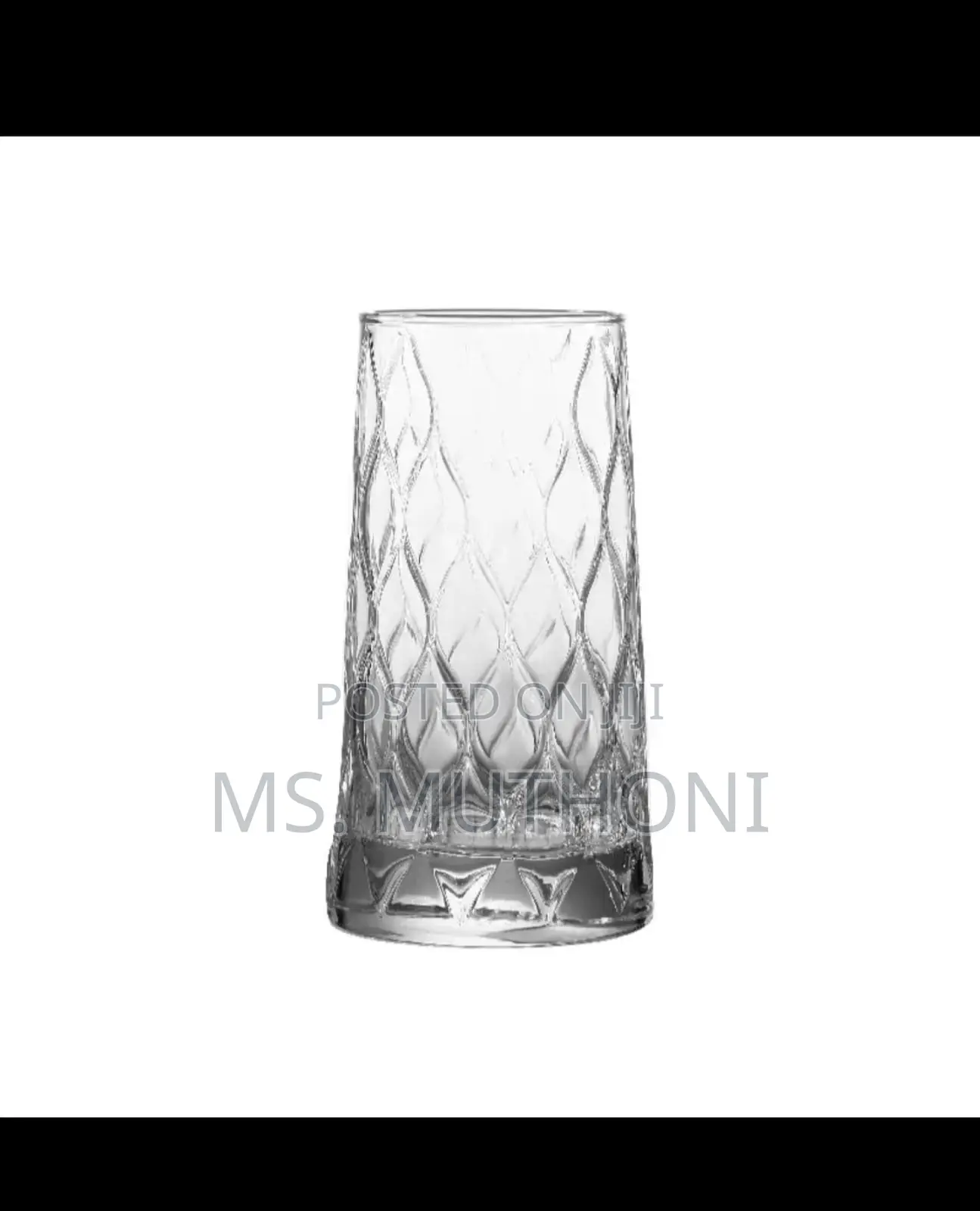 ☆Unique Diamond Aesthetic Highball Glass