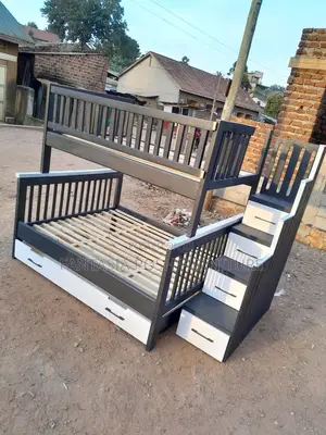 Double Decker Bed With Storage – Dual-Tone Finish