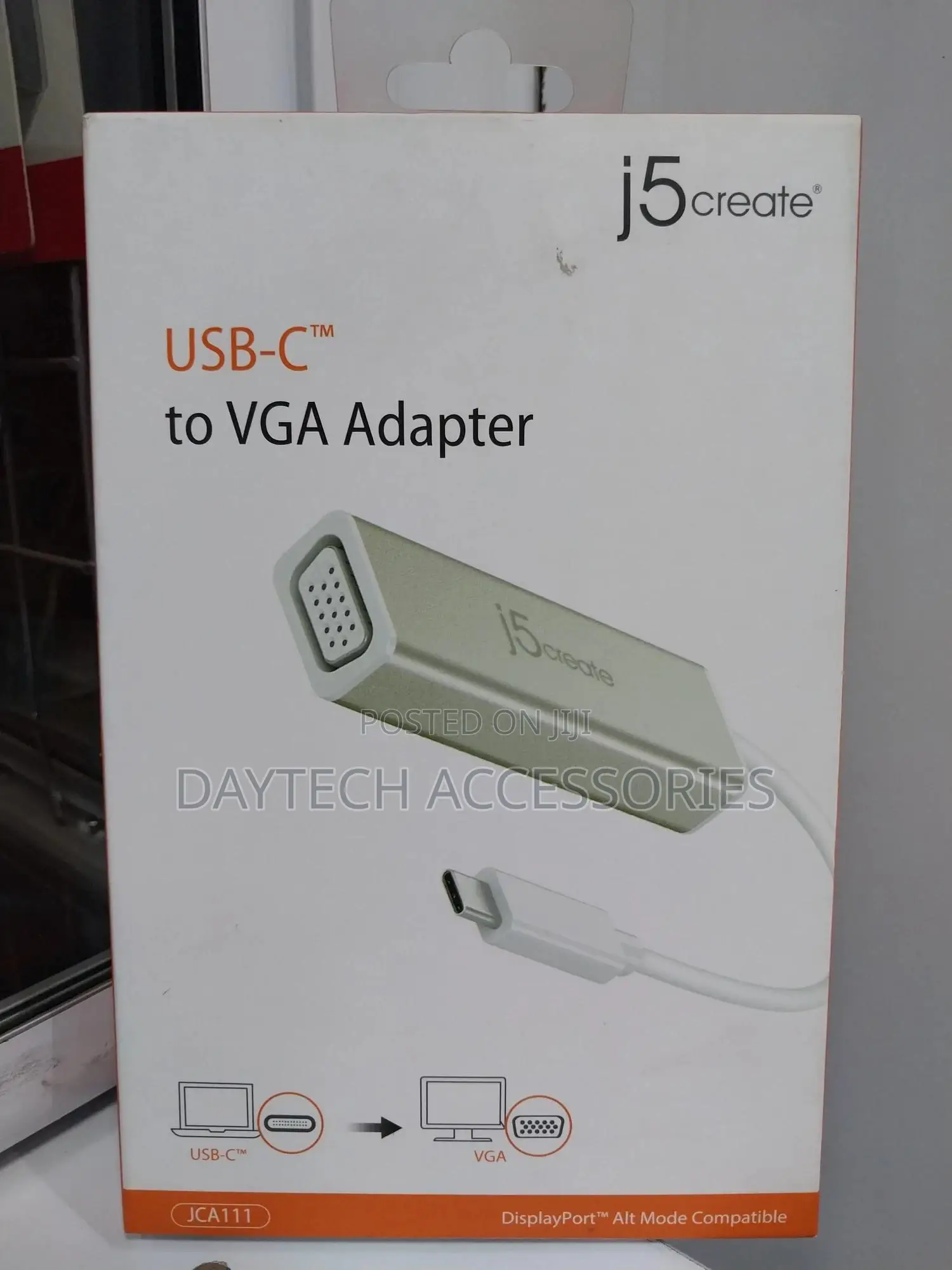 J5 Create Jca111 Usb Type-C to Vga Adapter Computer Cable