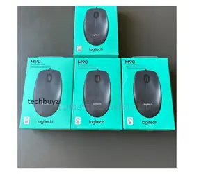 Logitech Wired Mouse M90 Black Usb