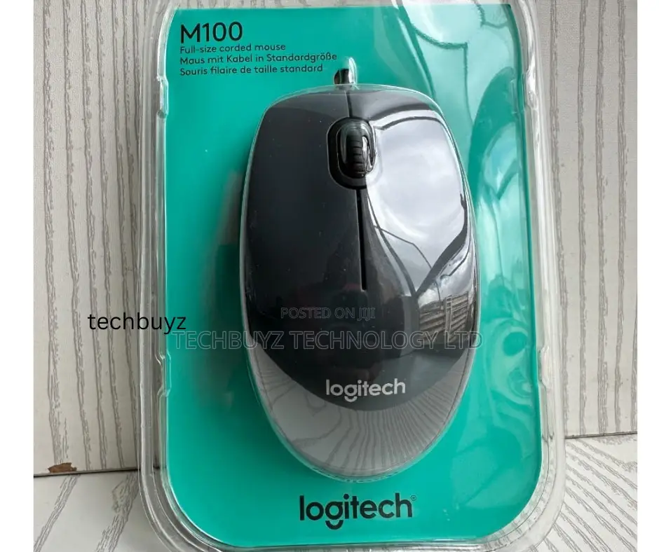 Logitech M100 Corded Mouse – Wired Usb Mouse