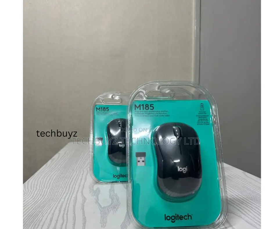 Logitech M185 Wireless Mouse, 2.4ghz With Usb Mini Receiver