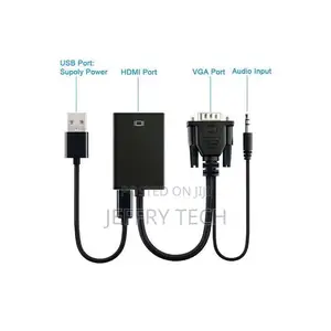 Vga to Hdmi Converter Adapter Cable With Audio Output