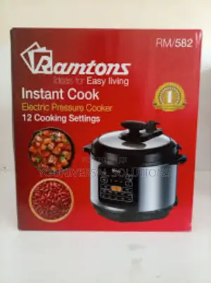 6 Litres Ramtons Electric Pressure Cooker