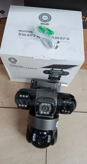 4g Solar Simcard V380 Triple Lens Three Screens Camera