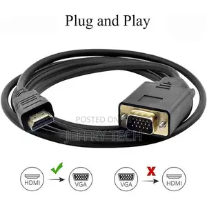 1.8m Hdmi HDTV to Vga Cable