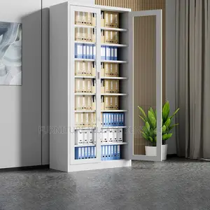 Office Cabinet:Secure Office Metal Cupboard With 2-Doors