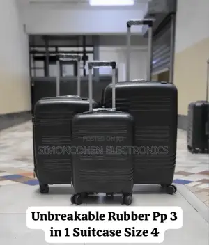 3 in 1 Unbreakable Rubber Pp Suitcase