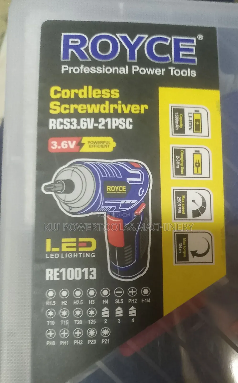Royce Cordless Screwdriver