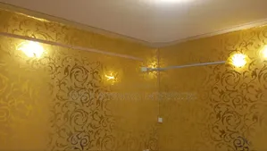 Gold Floral Wallpaper