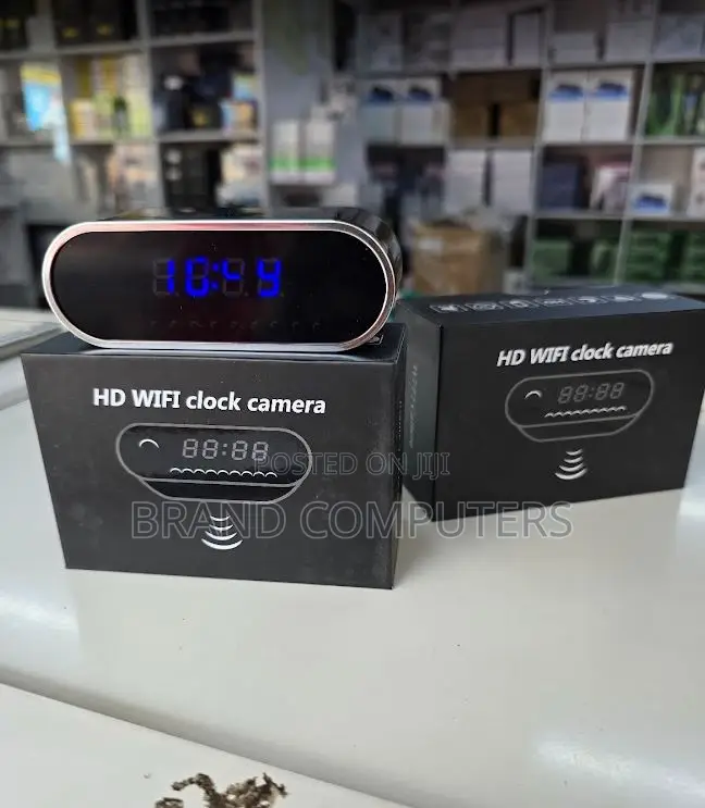 Table Clock Wifi Camera 1080p Full Hd