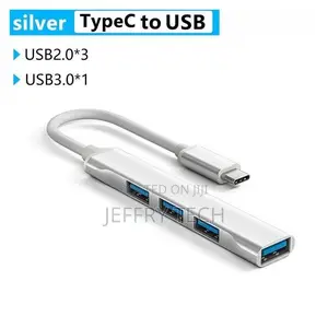 4 Port Usb 3.0 Hub High Speed Usb-C Type C Splitter 5gbps