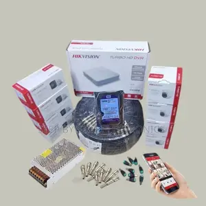 Low-Cost 8 Hikvision 1080p CCTV Surveillance Camera Full Kit