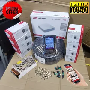 High Durability 8 Hikvision (1080p) CCTV Cameras Full Kit
