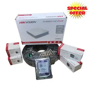 Super Quality 4 Hikvision (1080p) CCTV Cameras Full Kit