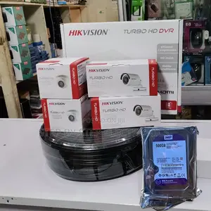 4 Hikvision 1080p Home/Office Security CCTV Cameras Full Kit