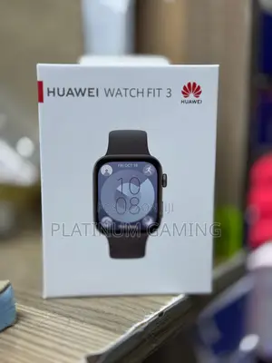 Black Huawei Watch Fit 3 With Durable Battery