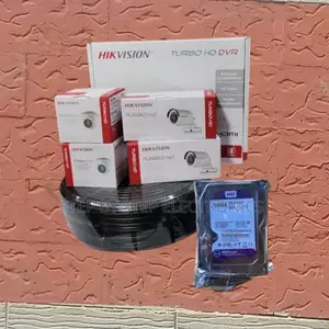 4 Hikvision Indoor/Outdoor (1080p) CCTV Cameras Full Kit