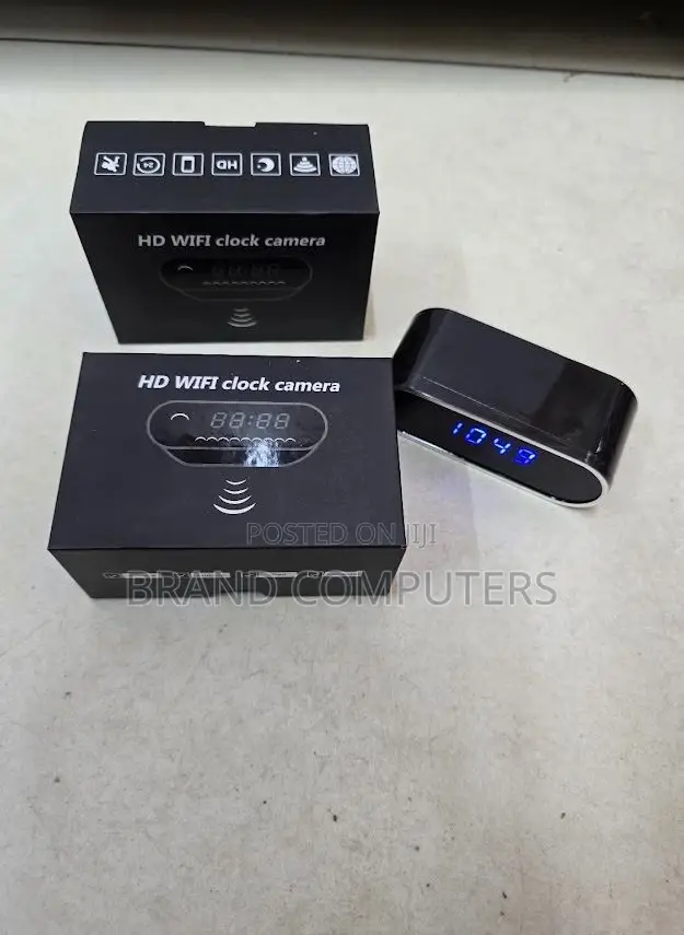 Digital Clock + Hidden Spy Camera