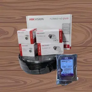 4 Hikvision (1080p) Video Recording CCTV Cameras Full Kit