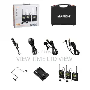 Mamen Wmic-01 Dual Wireless Lavalier Microphone System