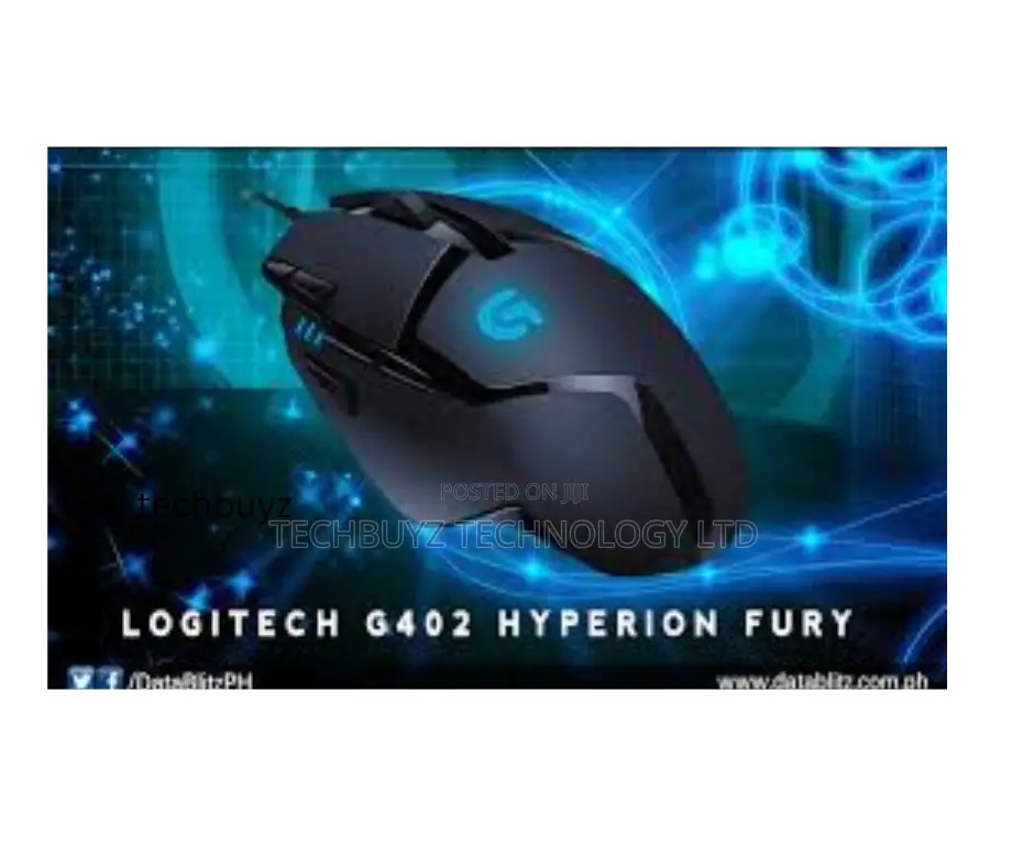Logitech G402 Hyperion Fury FPS Gaming Mouse