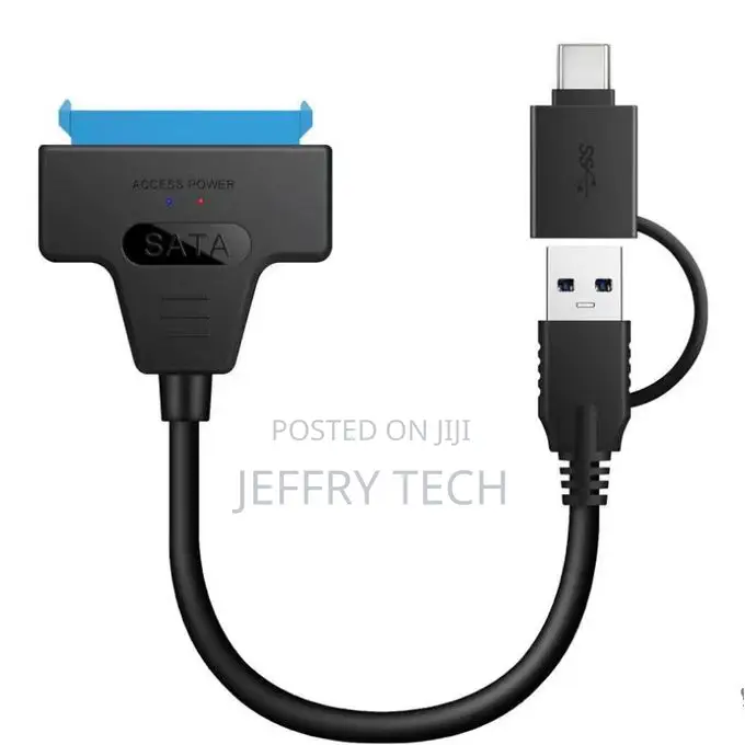 2-in-1 Usb 3.0 Type-C to Sata Iii Adapter for 2.5 Inch