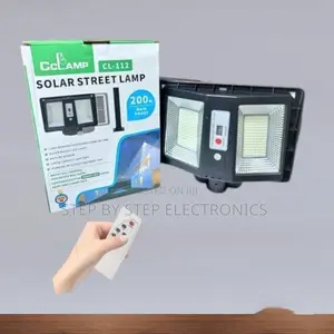 Double Sided Cclamp 200watts Led Solar Street Light