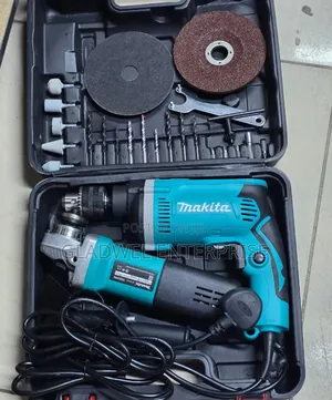Original Makita Combo Drill and 4inch With All Components