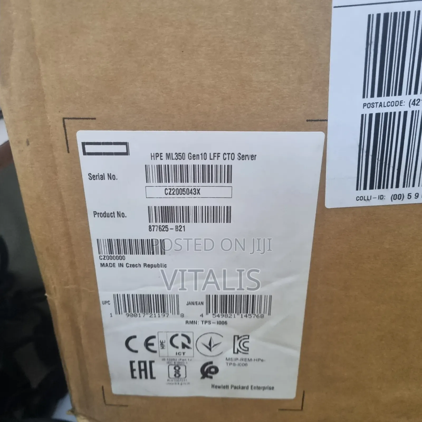 New Server HP ProLiant ML 64GB Intel Xeon HDD 3T