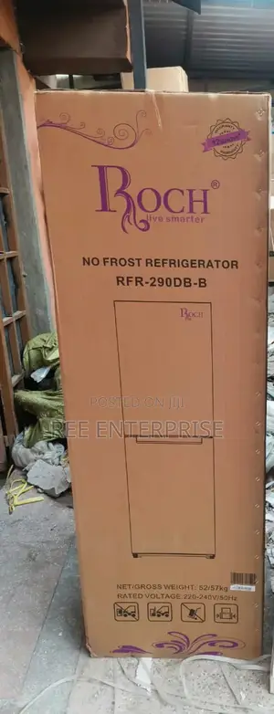 Bottom Freezer Roch RFR-290-Db-B 230l