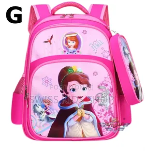 Sofia School Bag for Grade 1, 2 and 3 / Girls Cartoon Bag
