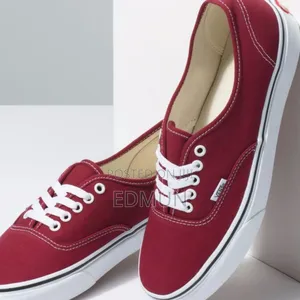 Maroon Off the Wall Vans