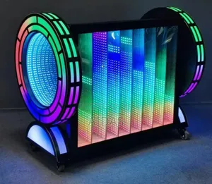Dj Booth Indoor Club Events Booth Charming Led With Lights
