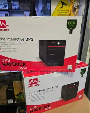 Mercury 1550 Ups 1550va/930w 4x Socket 2x 8.2ah Battery Uk