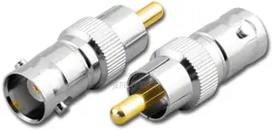 BNC-Female to Rca-Male Plug Coaxial Adapter