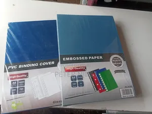 PVC Binding Cover and Emborsed Paper