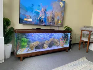 Solid Mvule Wood Aquarium Stand – Nature at Its Best