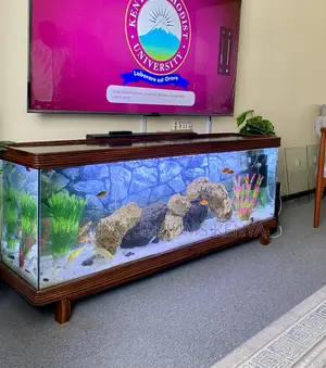 Luxury Solid Wood Aquarium for Tv Area – Full Kit