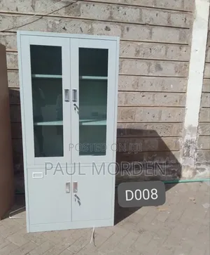 Glass Fronted Office Cabinet