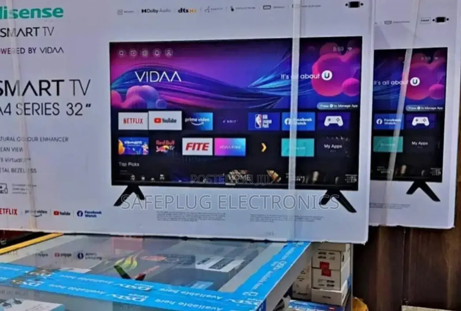 Television Hisense 32" Smart Android, Full Hd Display