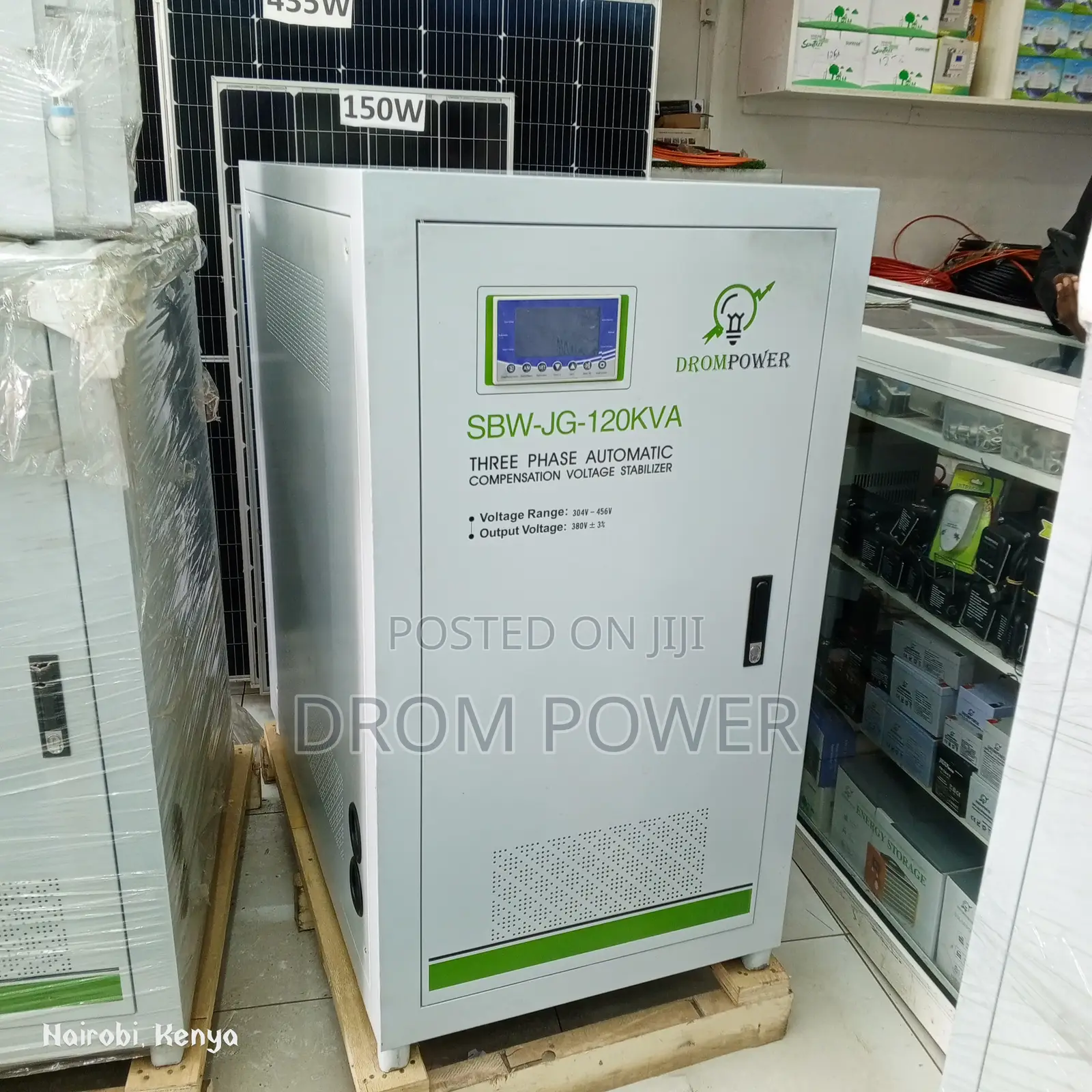 Drom Voltage Stabilizer 120kw 3phase