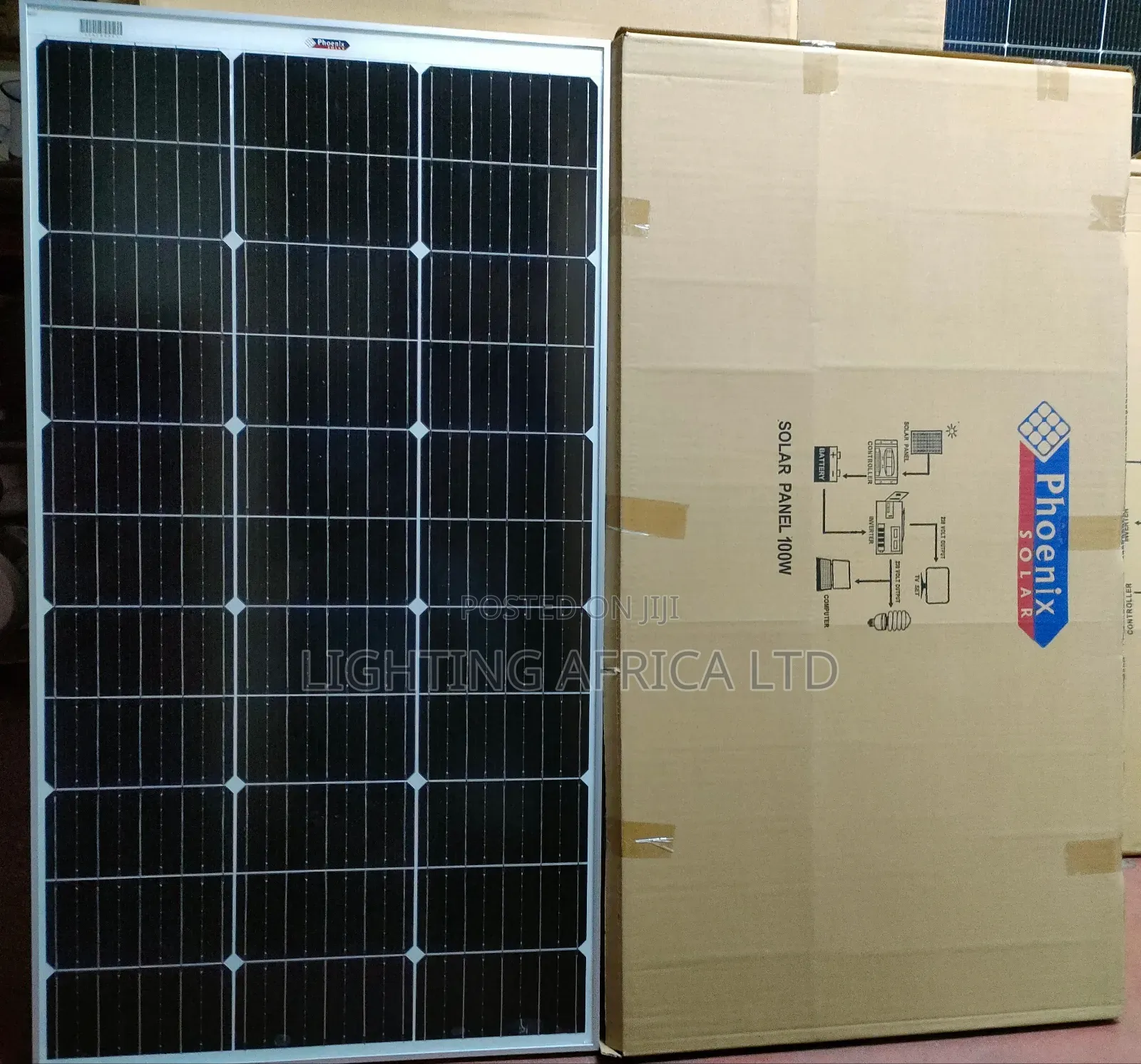 100w/12v Monocrystalline Solar